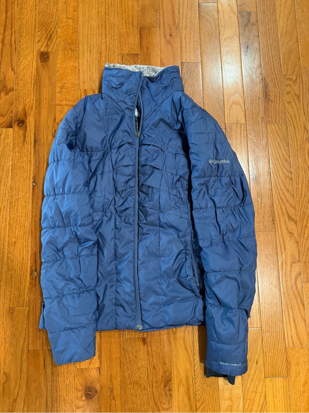 Columbia Navy Quilted Puffer Jacket